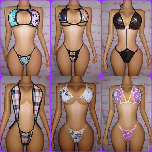 100 thong outfits Wholesale Package