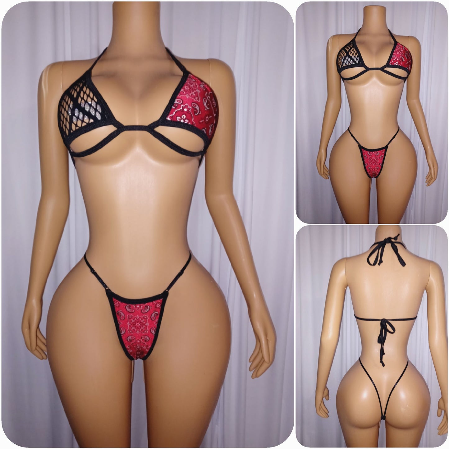 Red Banana Adjustable G-string Set