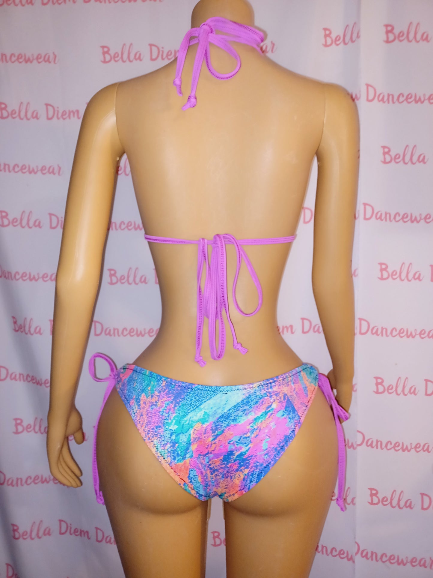 NEON PRINT Low-rise BIKINI