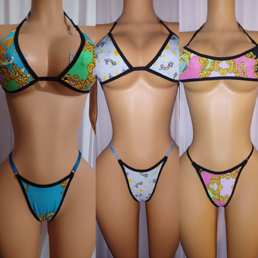 50 2-piece Thong set Wholesale Packages