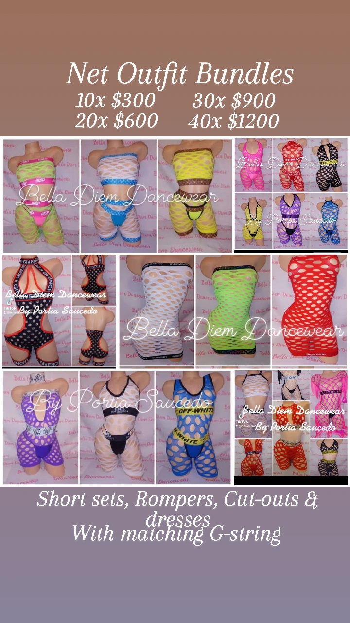 WHOLESALE Net outfit bundles