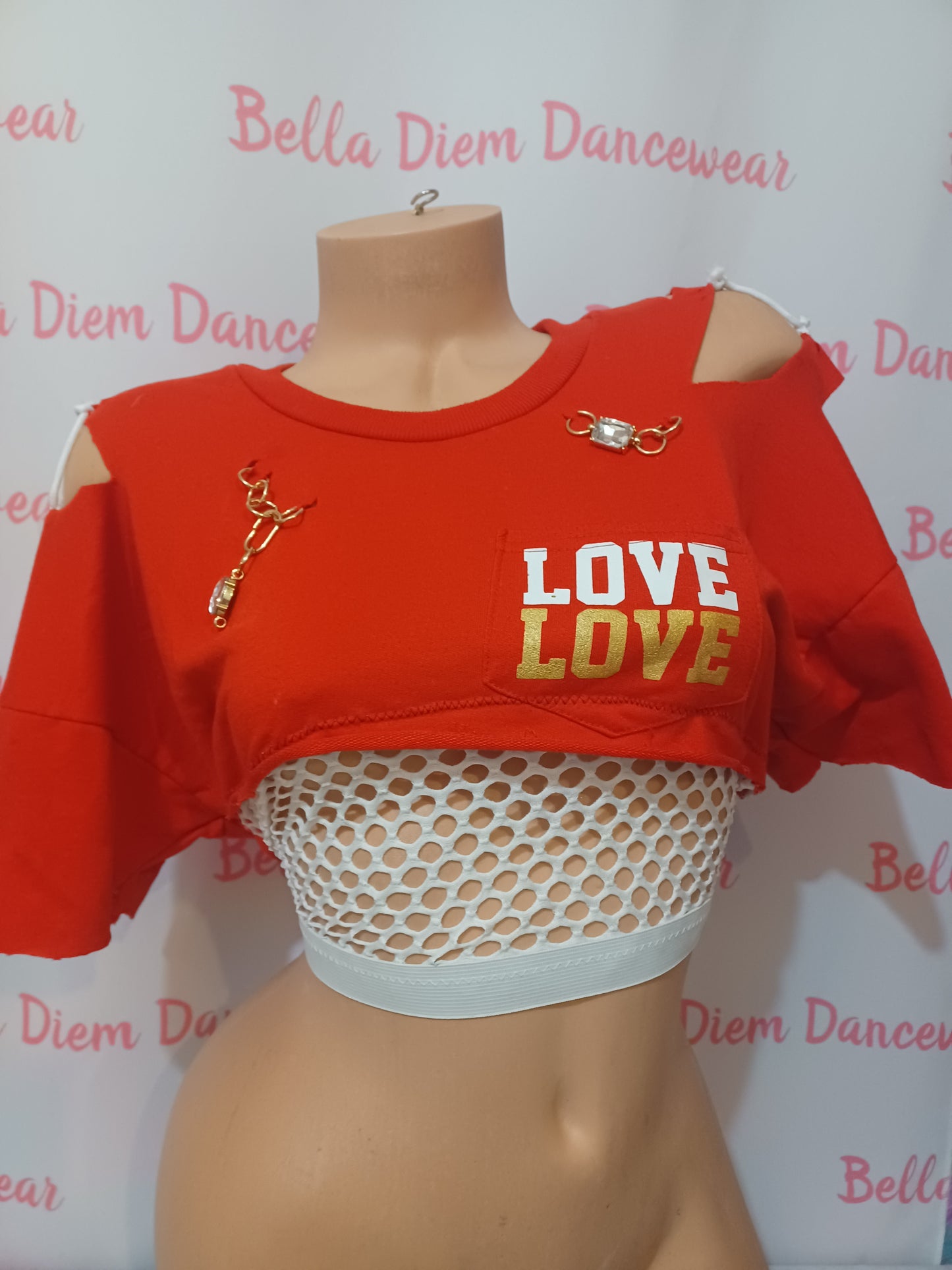 Red love T shirt