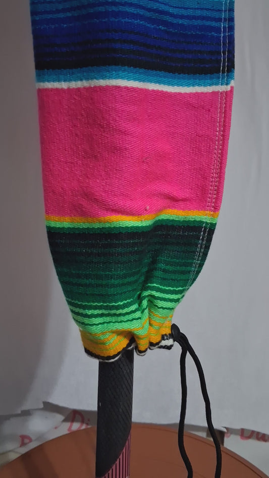 7ft Vibrant Serape Blanket Fishing Rod Cover