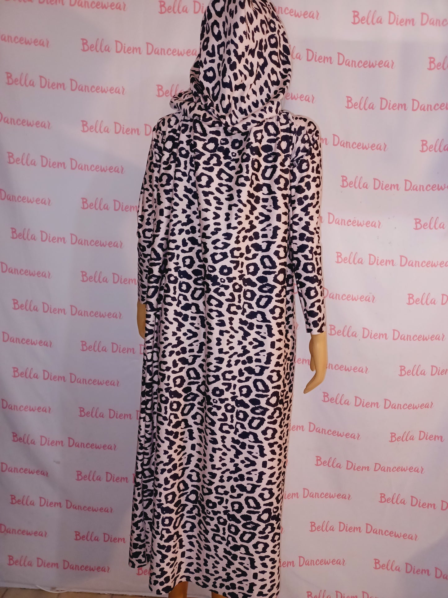 Animal Print Hooded Cape Rave & Dancer Costume