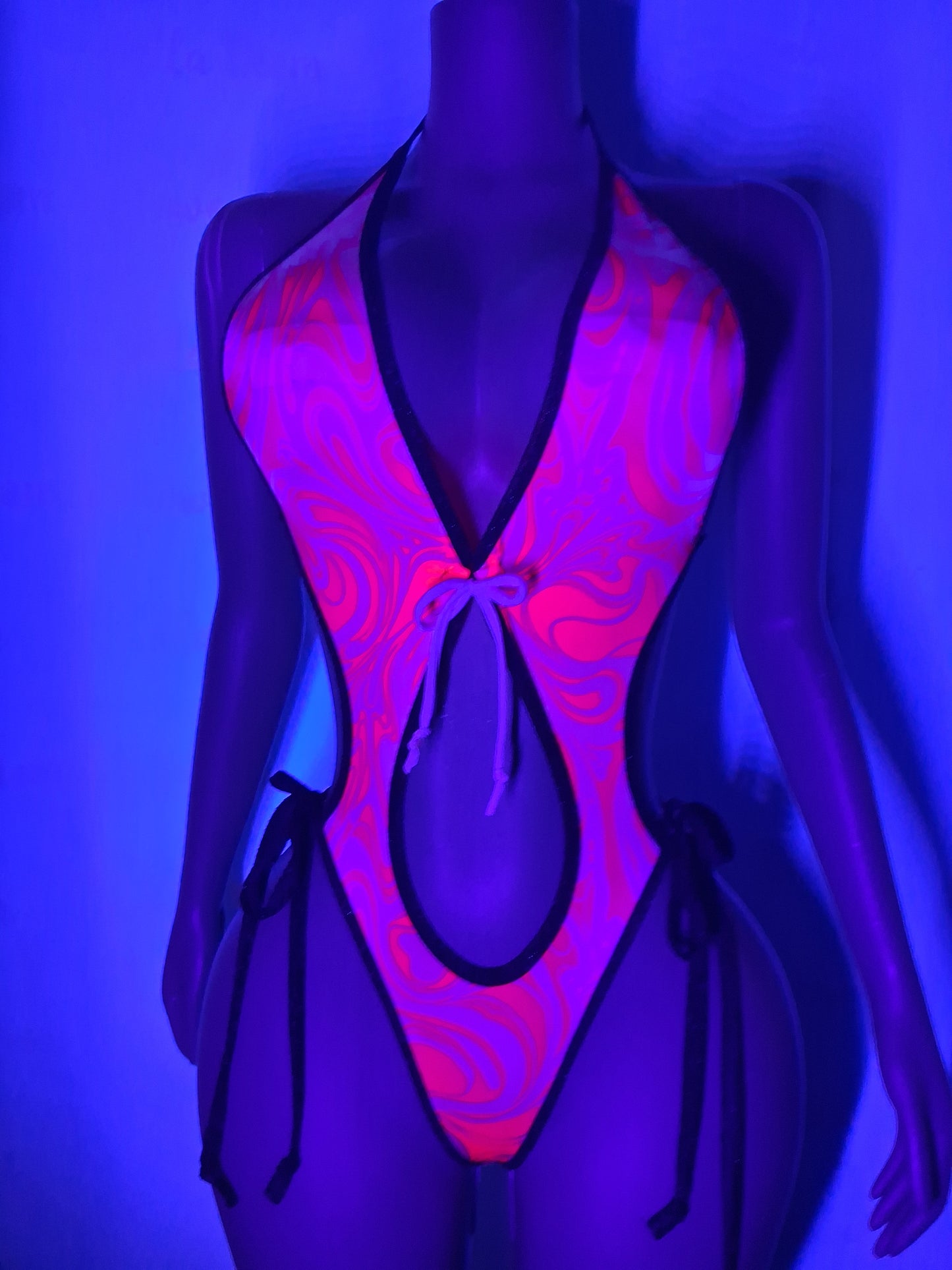 Neon Cutout Bodysuit size OSFM