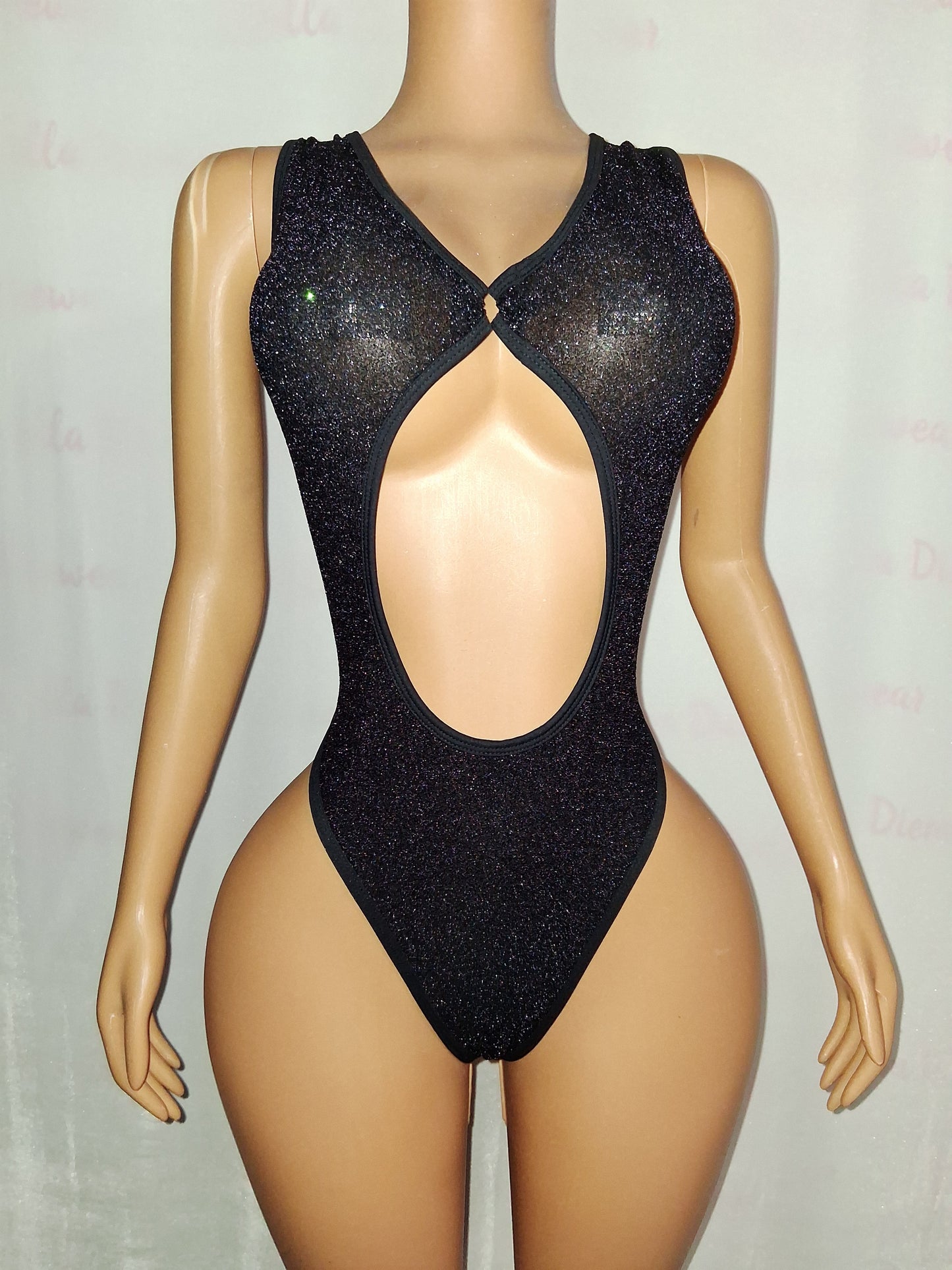 Black Sparkly Bodysuit