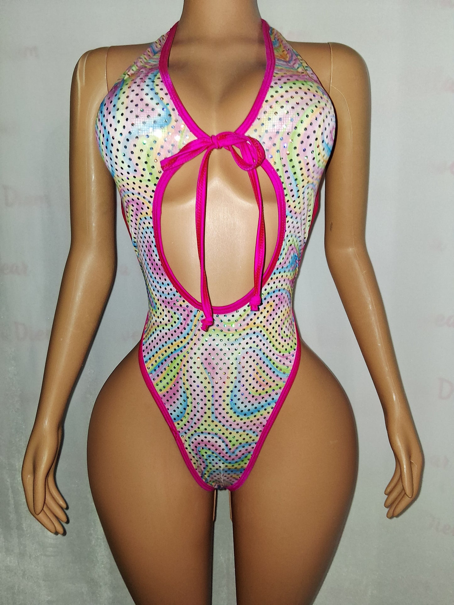 Sequin Cutout Bodysuit