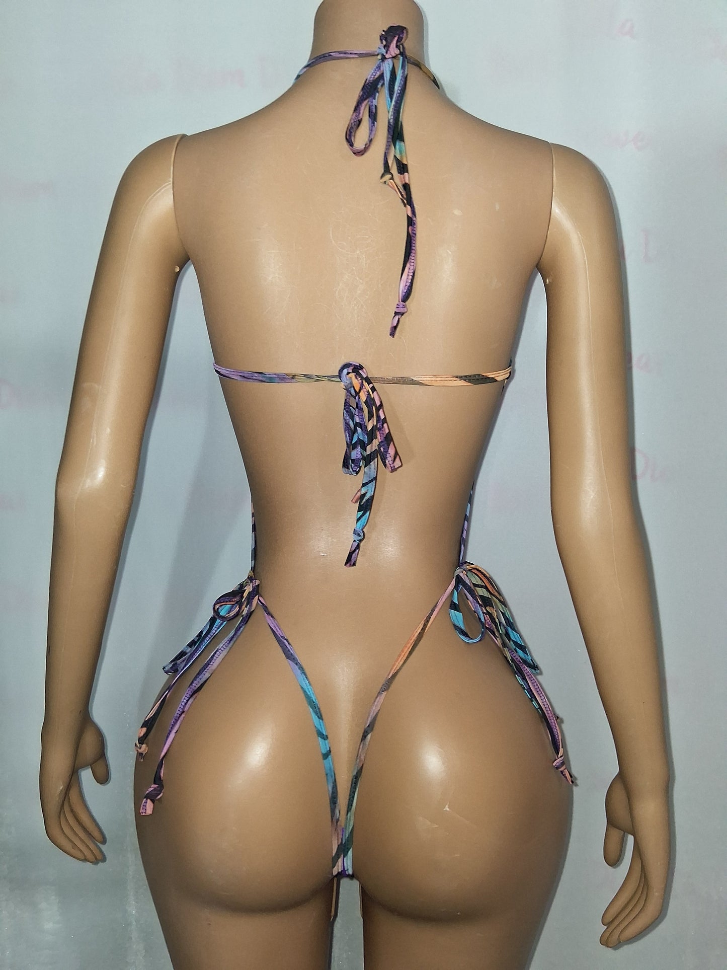 Purple Cutout Bodysuit