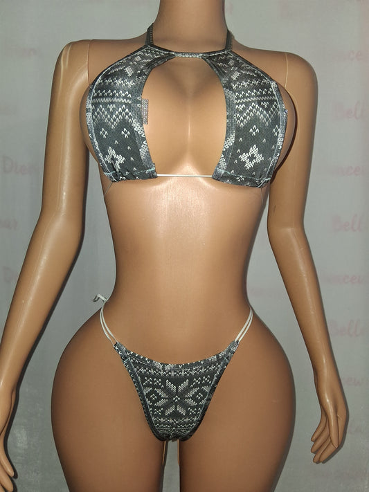 Retro Print G-string Set