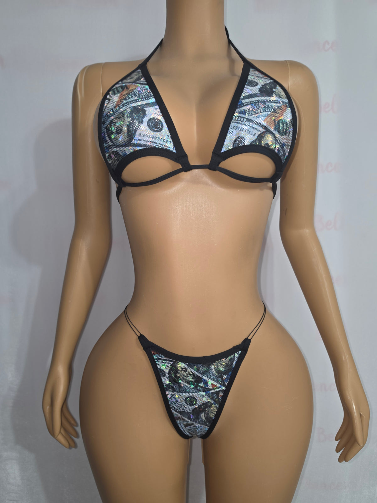 Holographic Money Print 2-Piece