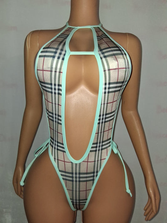 Plaid Bodysuit size Small