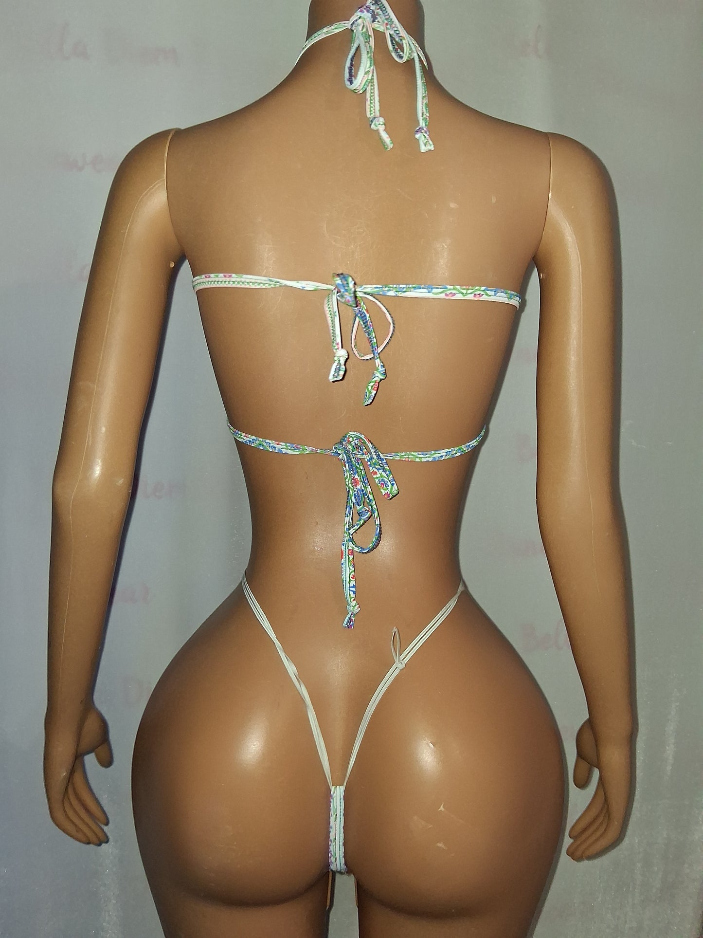 Striped 2-piece Thong Set