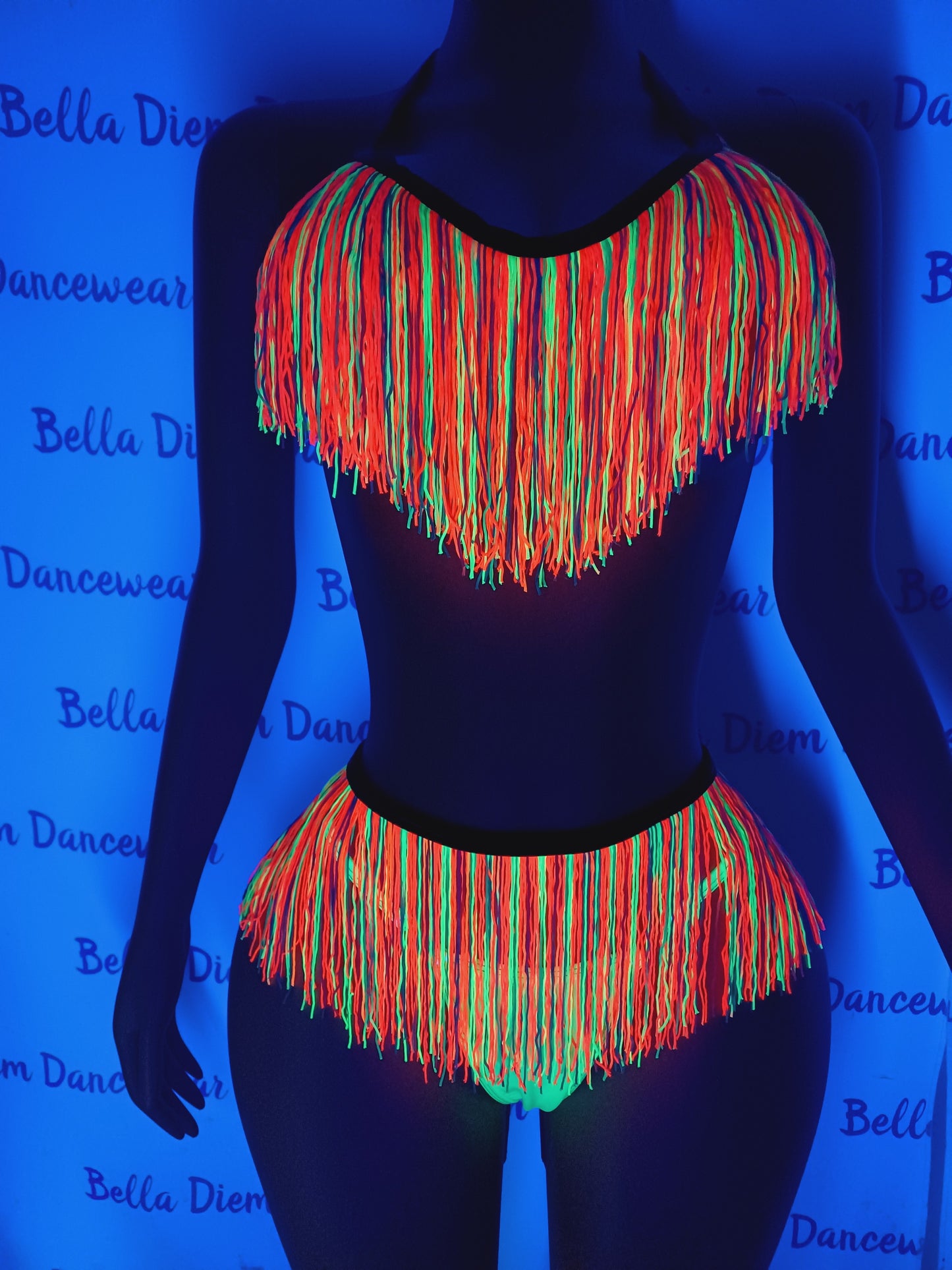 Rainbow Fringe Set