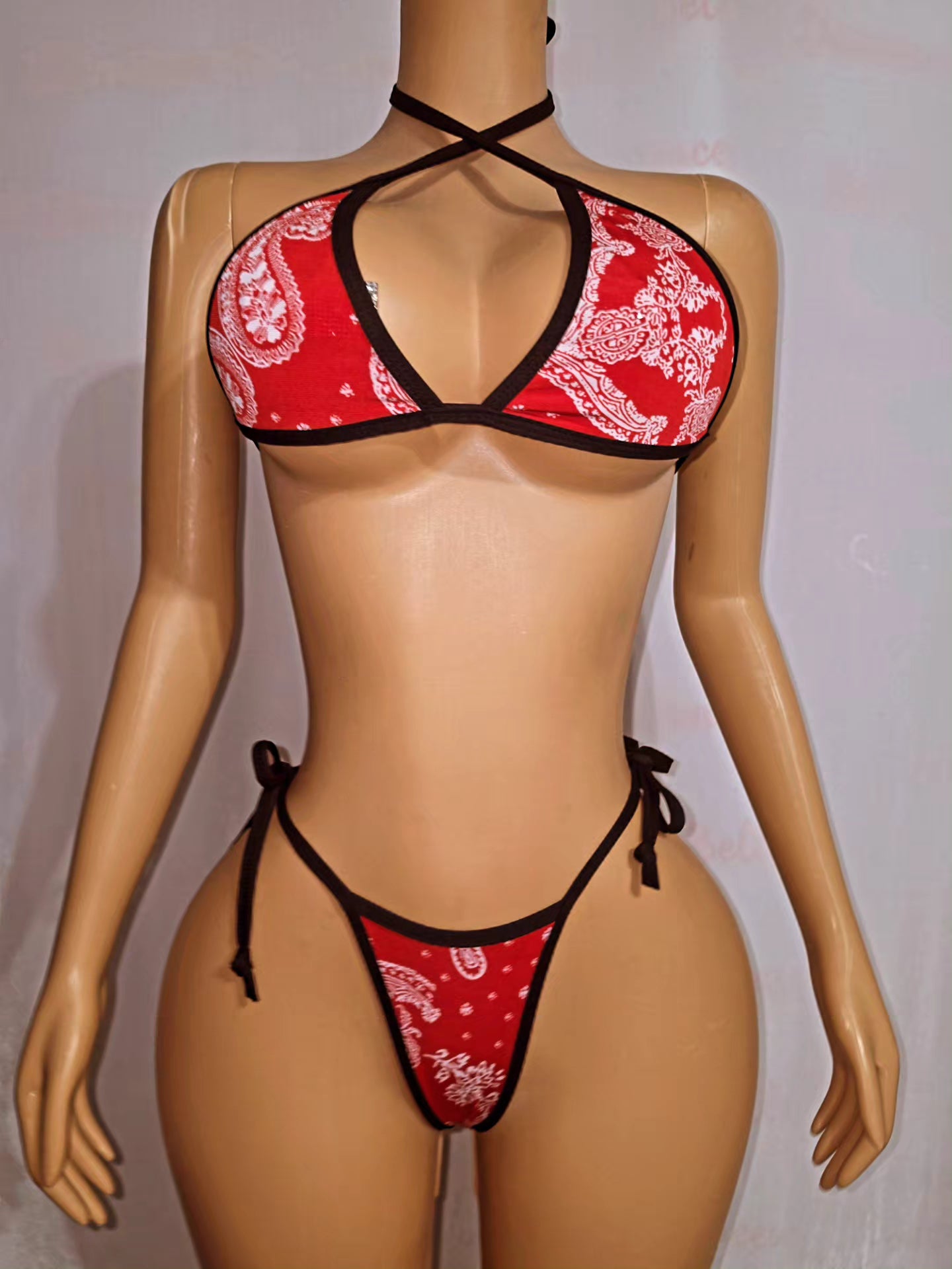 Bandana Print 2-Piece red