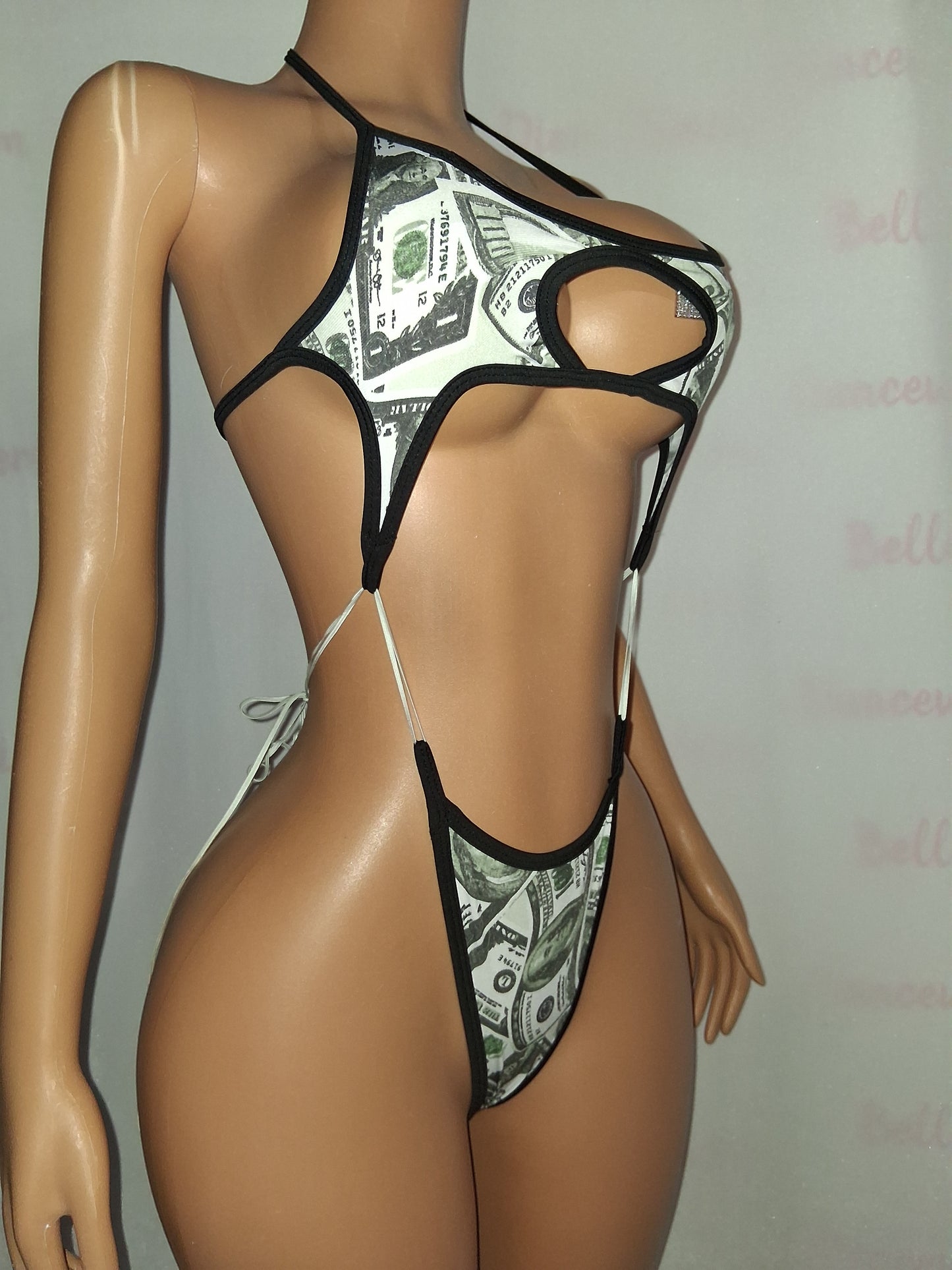 Money Print Star Sling