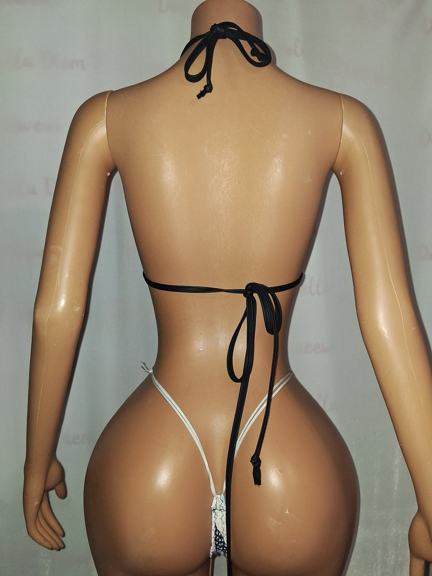 BANDANA PATCH PRINT THONG SET