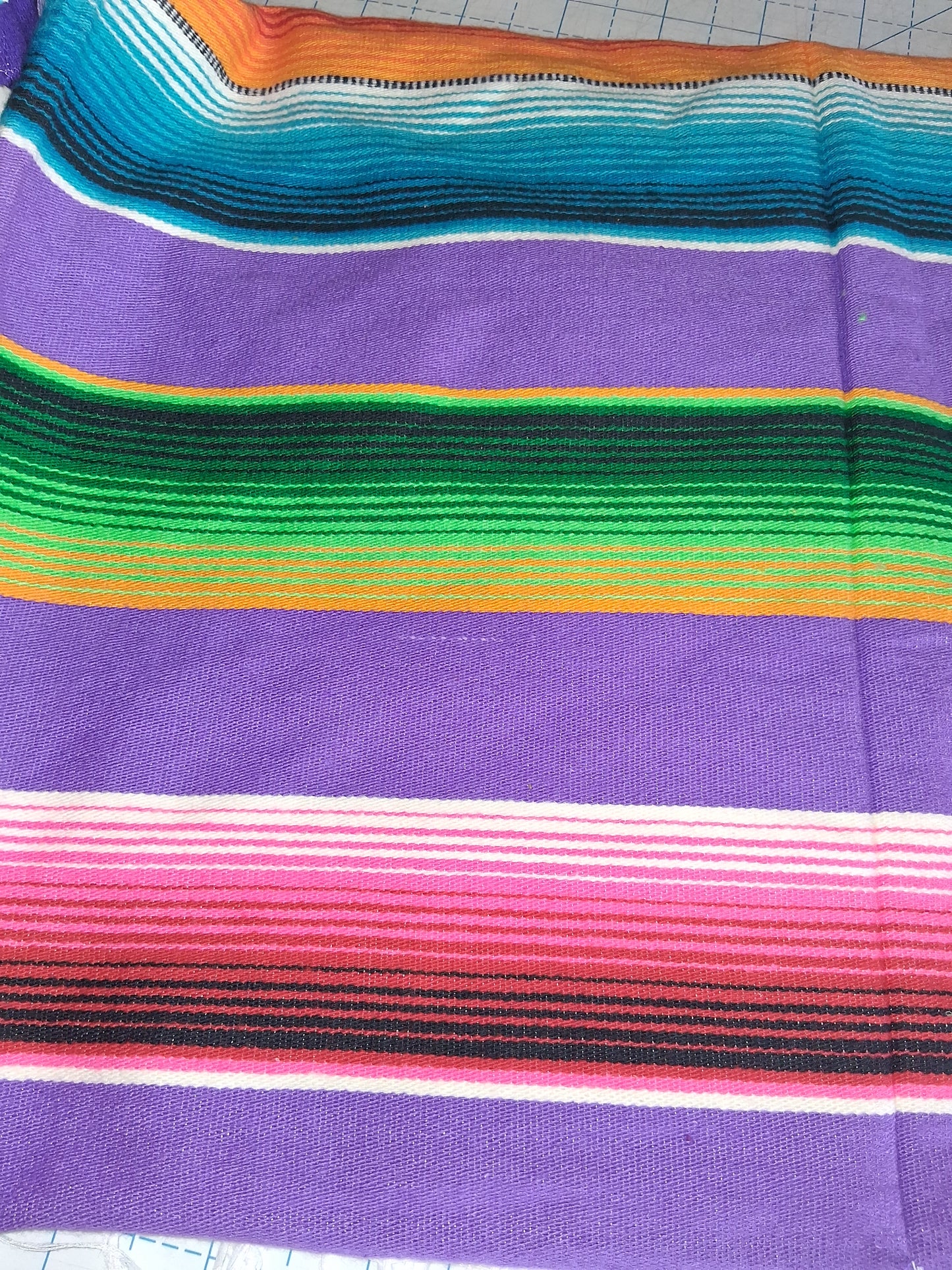 7ft Vibrant Serape Blanket Fishing Rod Cover