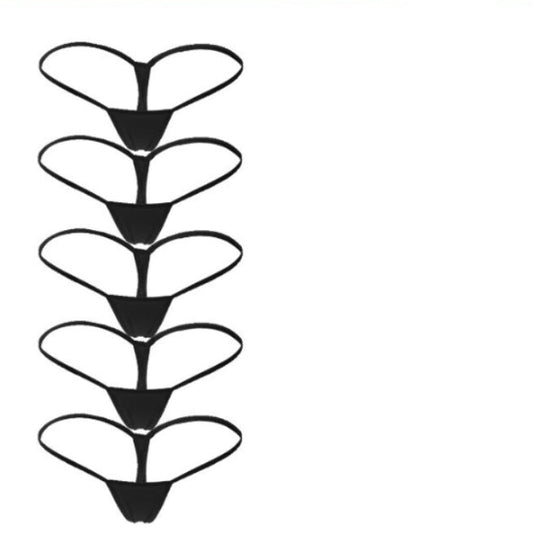Y Back Thong Wholesale Package 20 Black  thongs