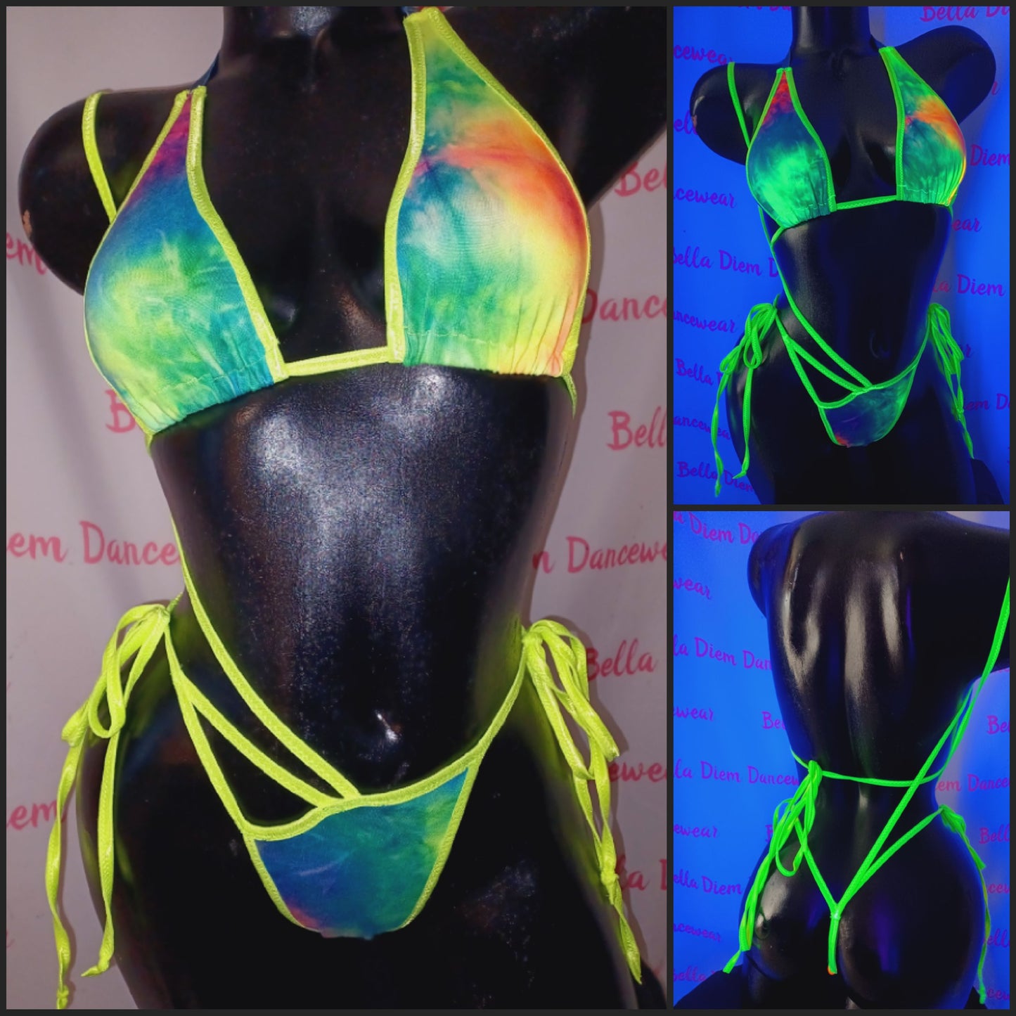 Neon Tie DYE cotton set