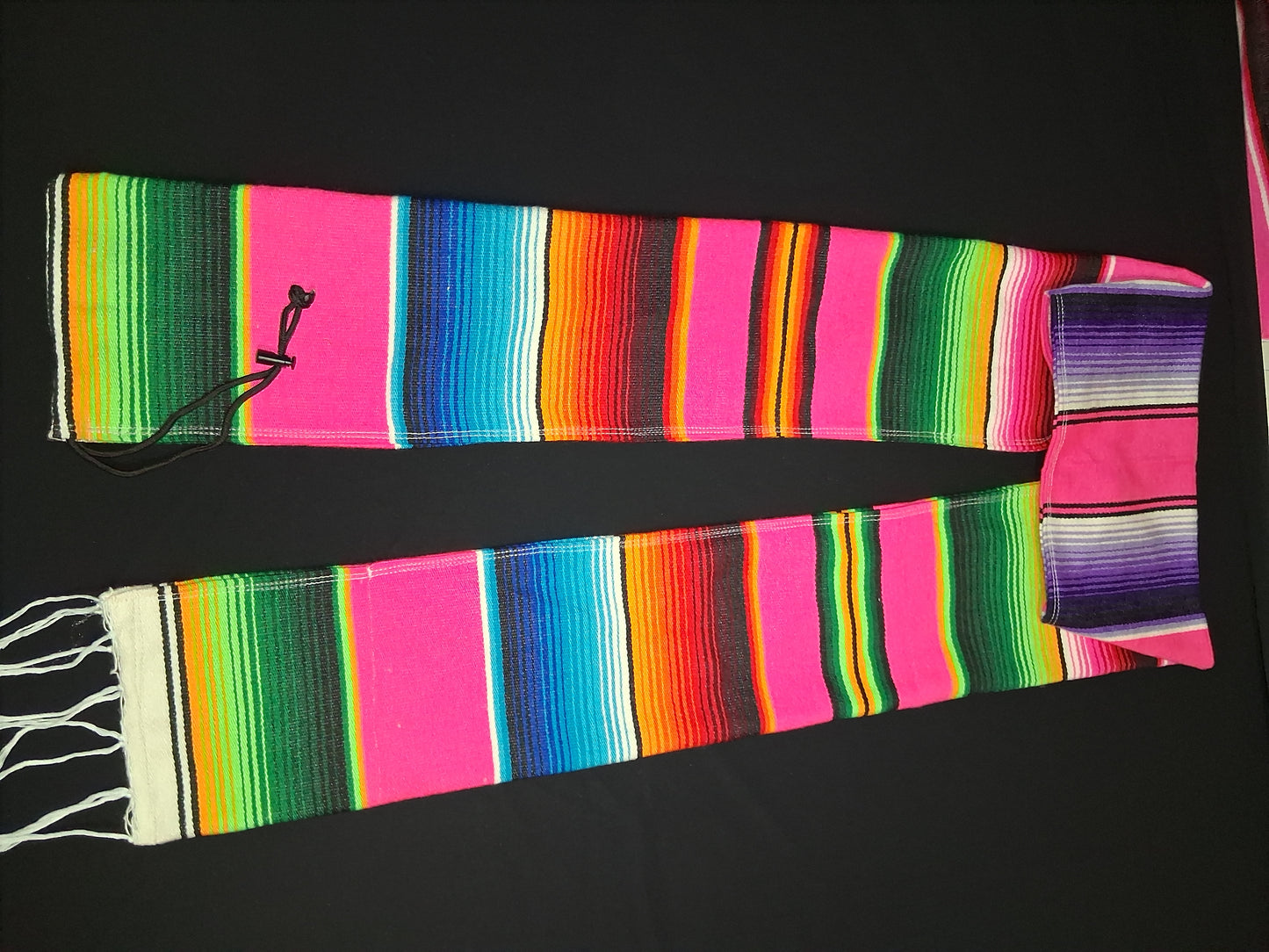 7ft Vibrant Serape Blanket Fishing Rod Cover