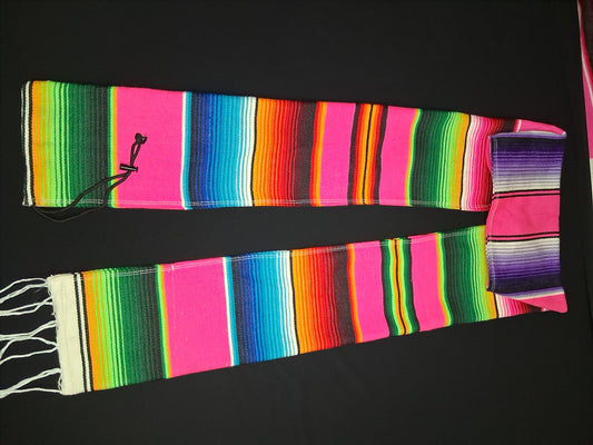 7ft Vibrant Serape Blanket Fishing Rod Cover