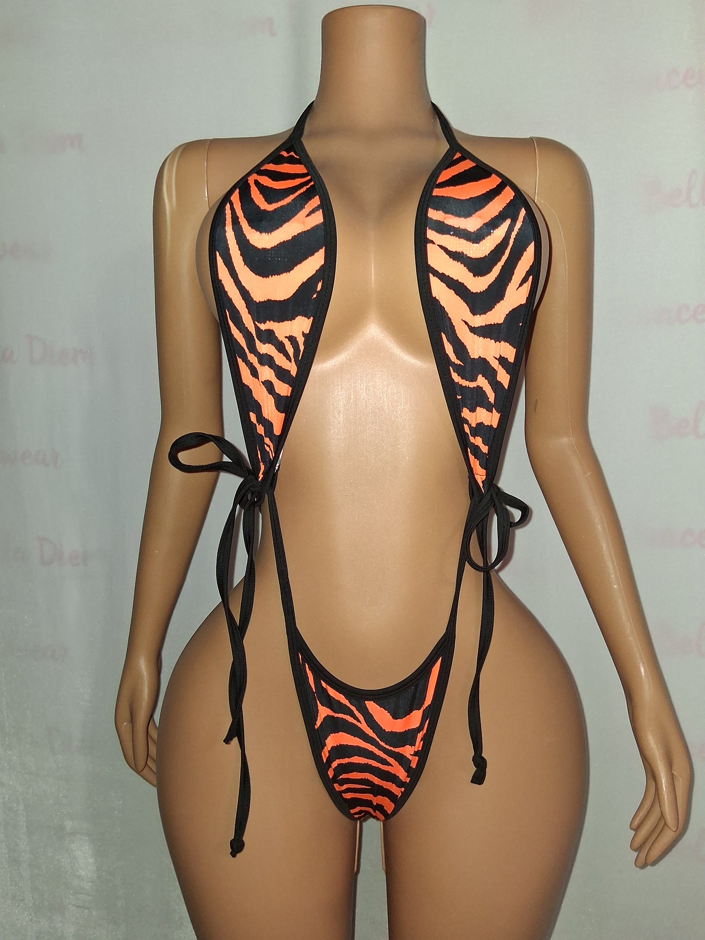 Neon animal print Sling