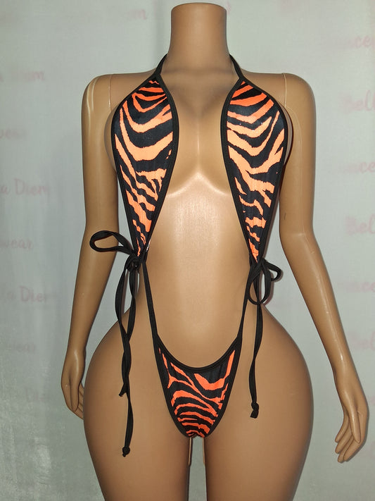 Neon animal print Sling