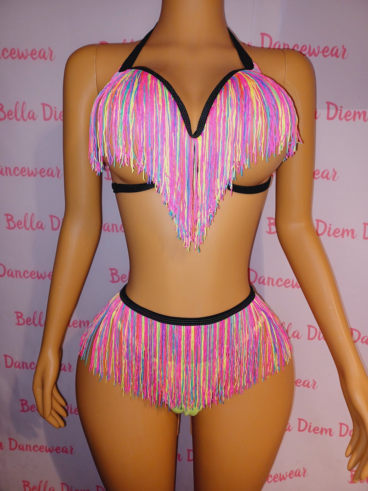 Rainbow Fringe Set