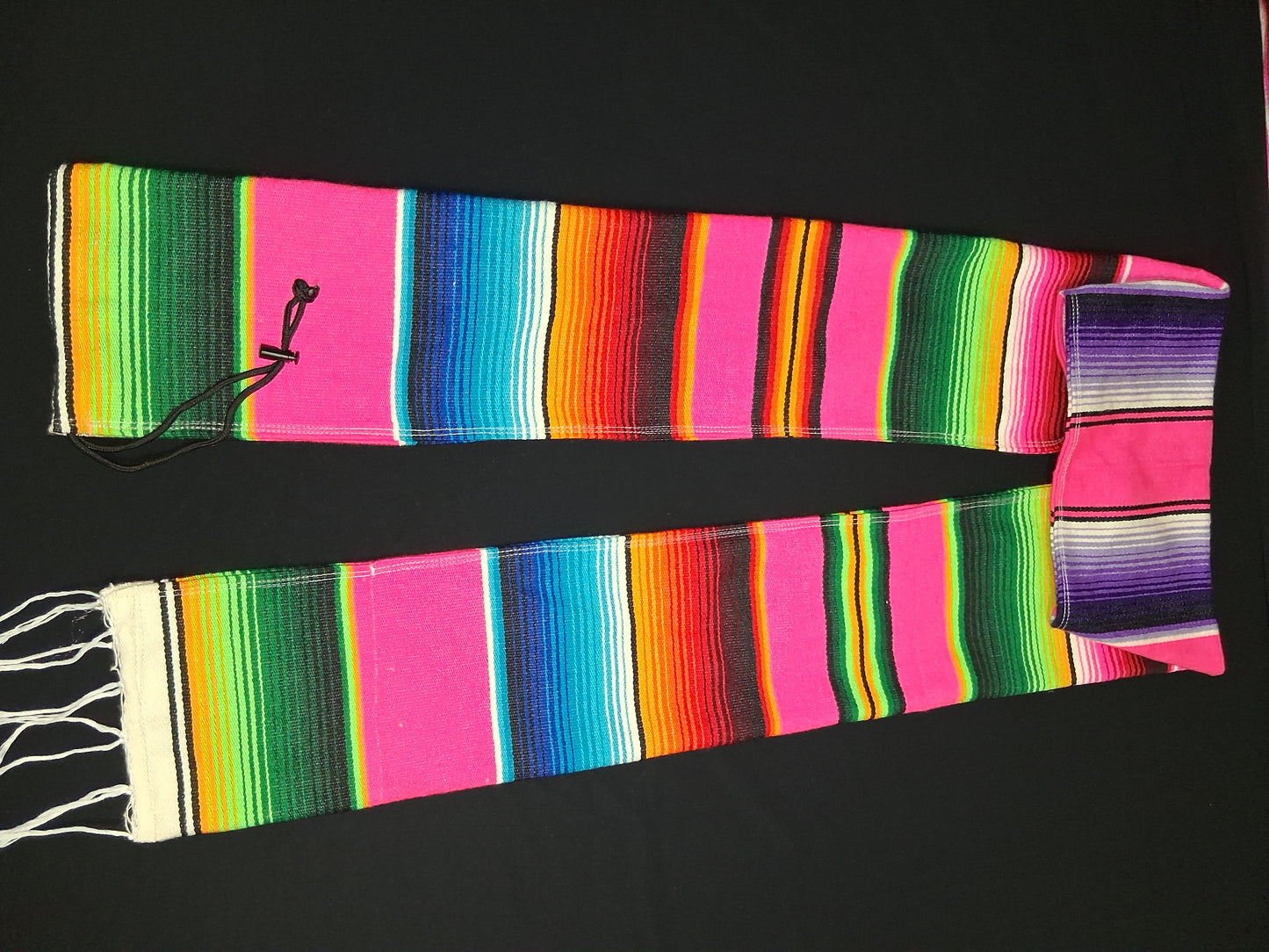 7ft Vibrant Serape Blanket Fishing Rod Cover