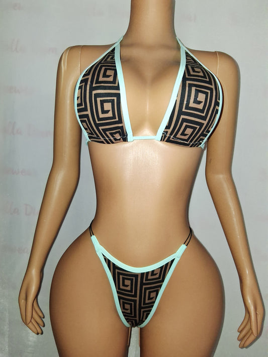 Mint Trim 2-piece Small Coverage