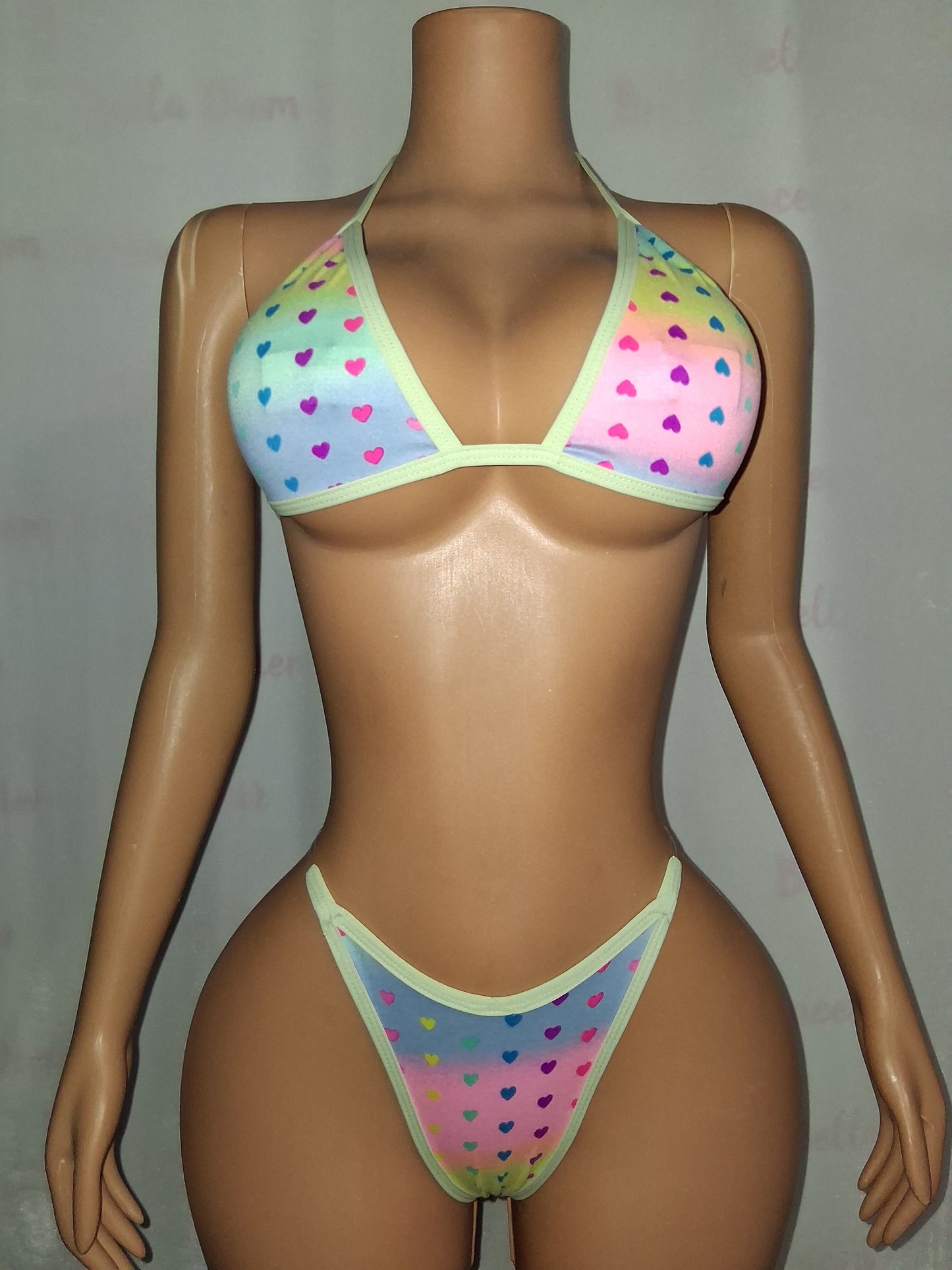 Heart Print Set Medium coverage