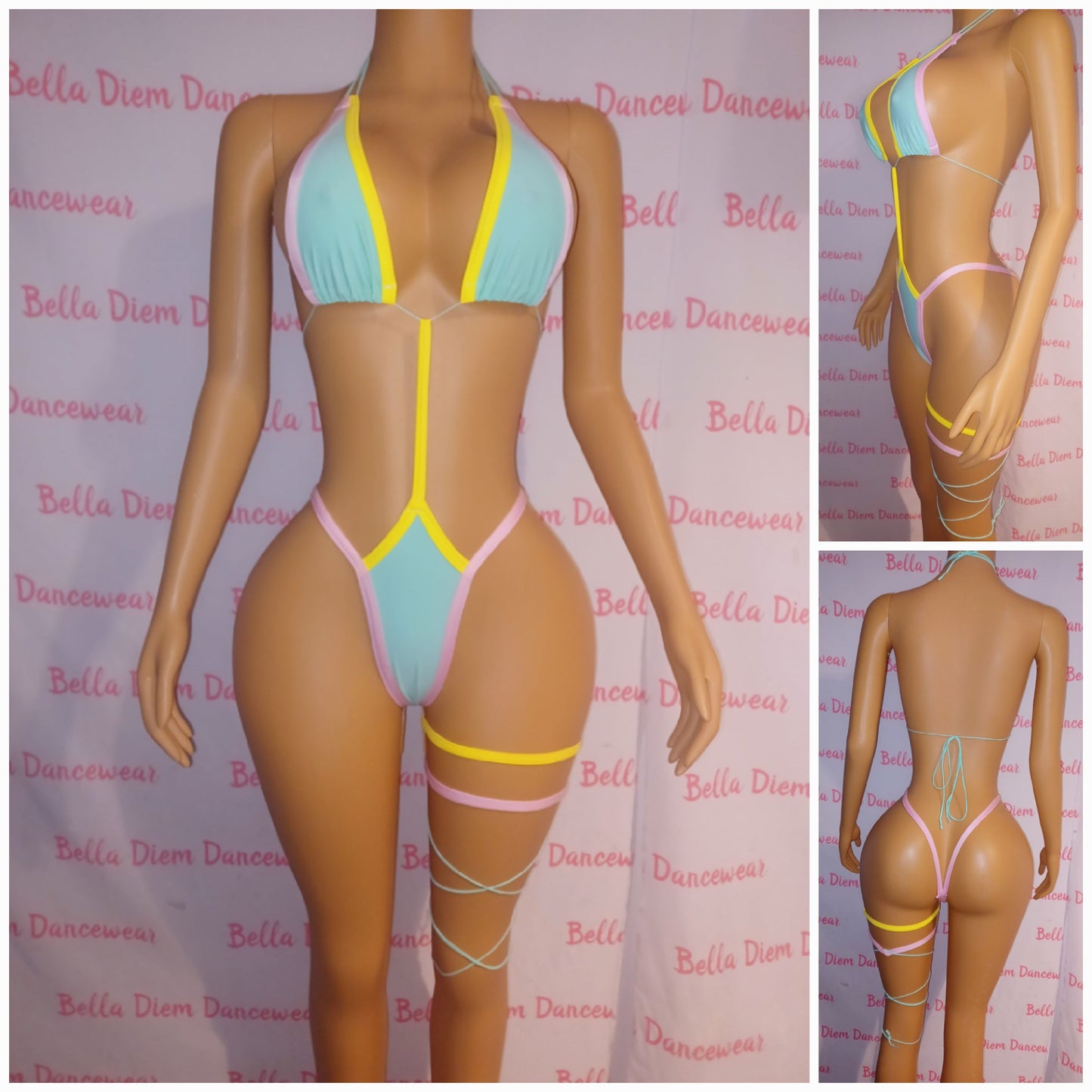 Pretty Pastels thong sets