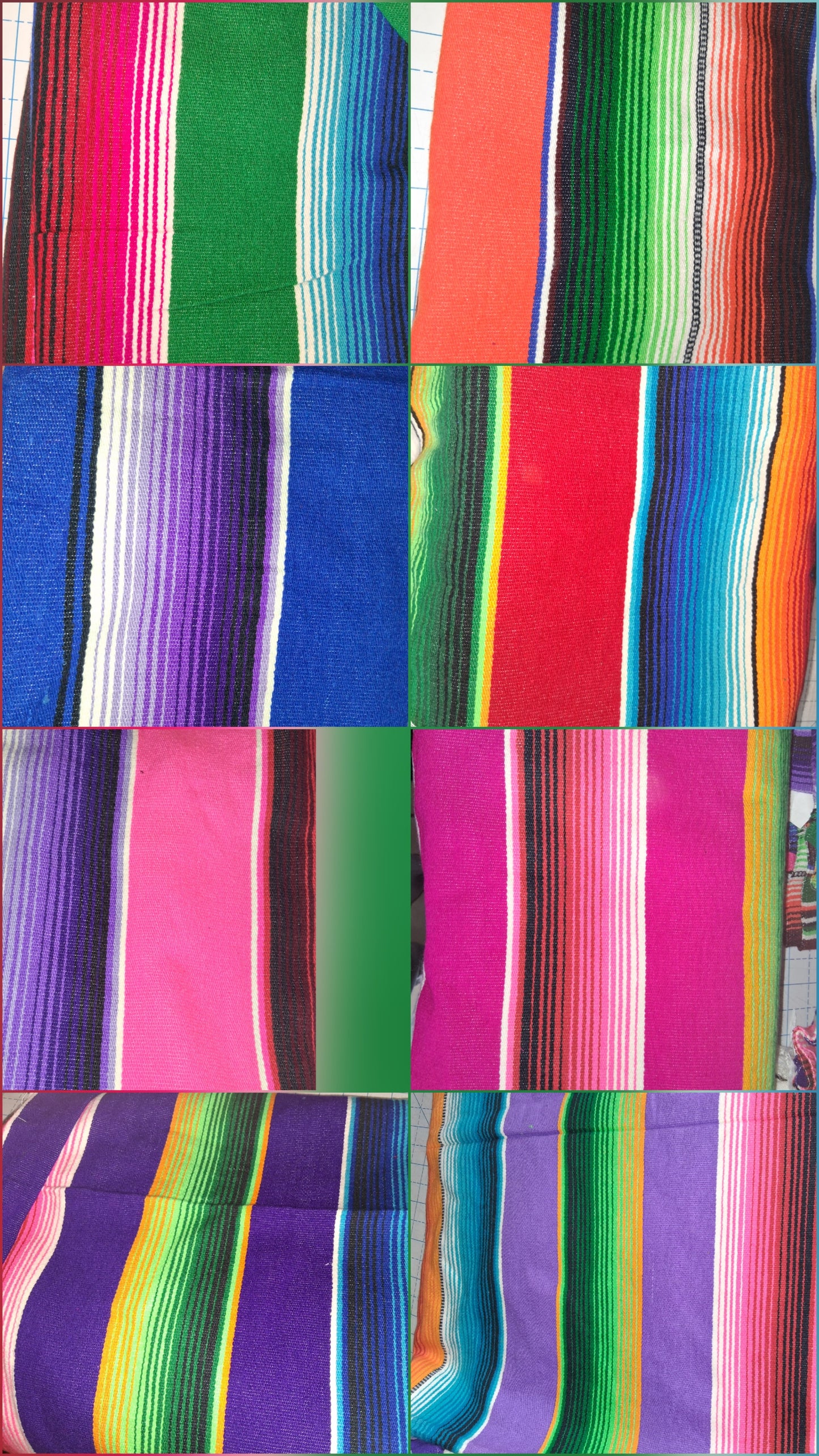 7ft Vibrant Serape Blanket Fishing Rod Cover
