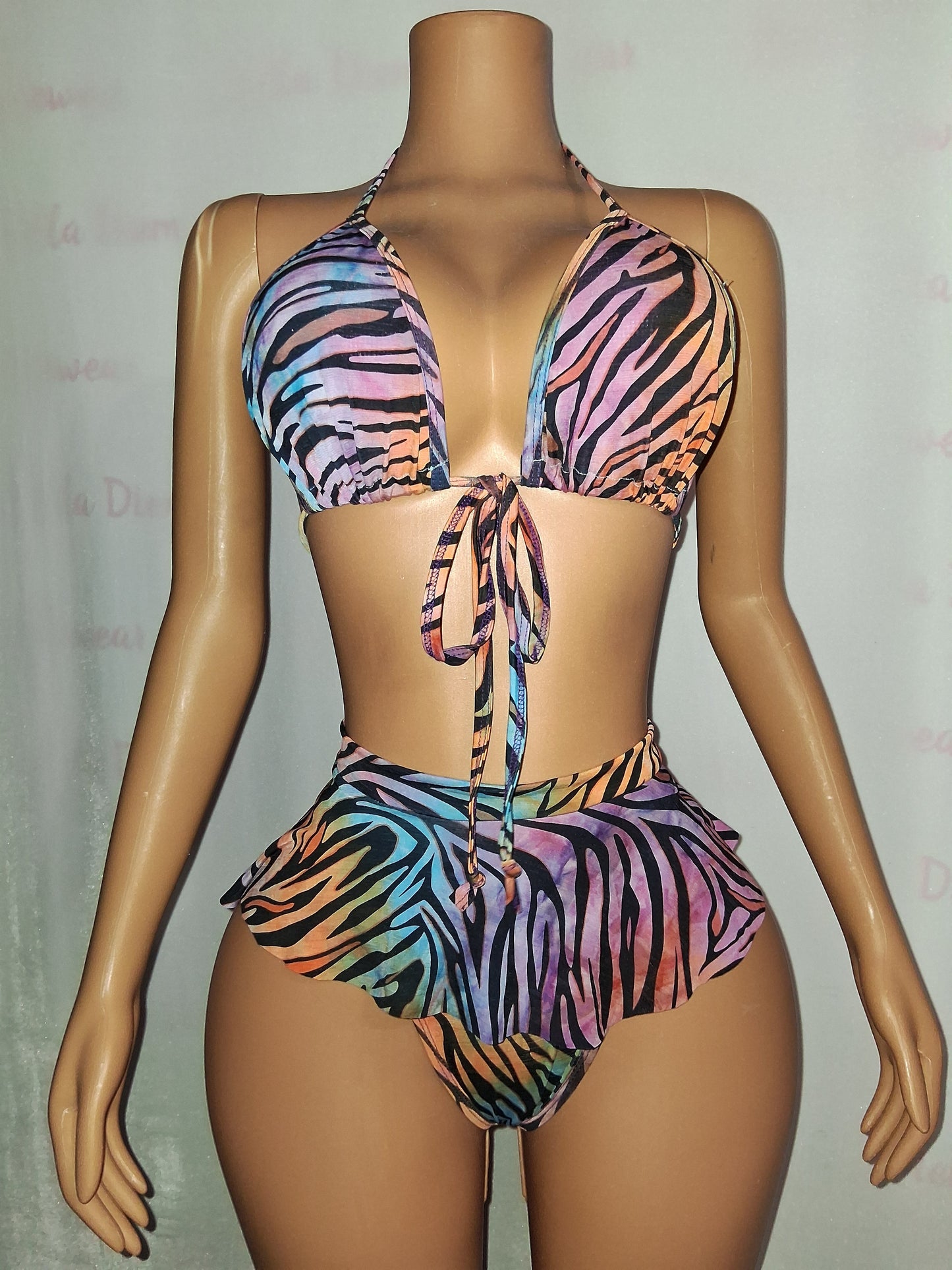 Animal Print Skirt Set size M/L