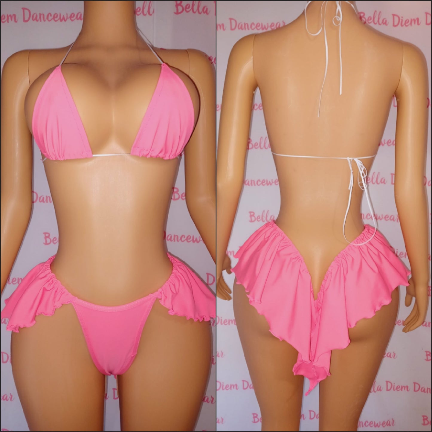 Ruffle Thong Set size small