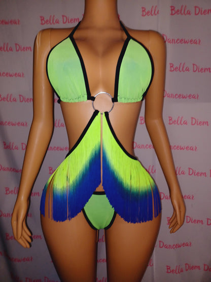 Small Neon Fringe set