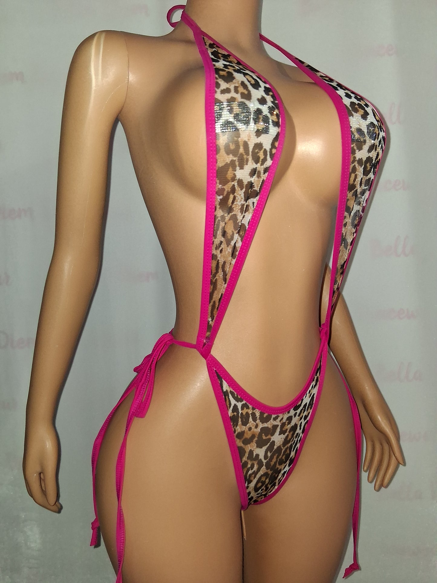 Sheer animal print Sling