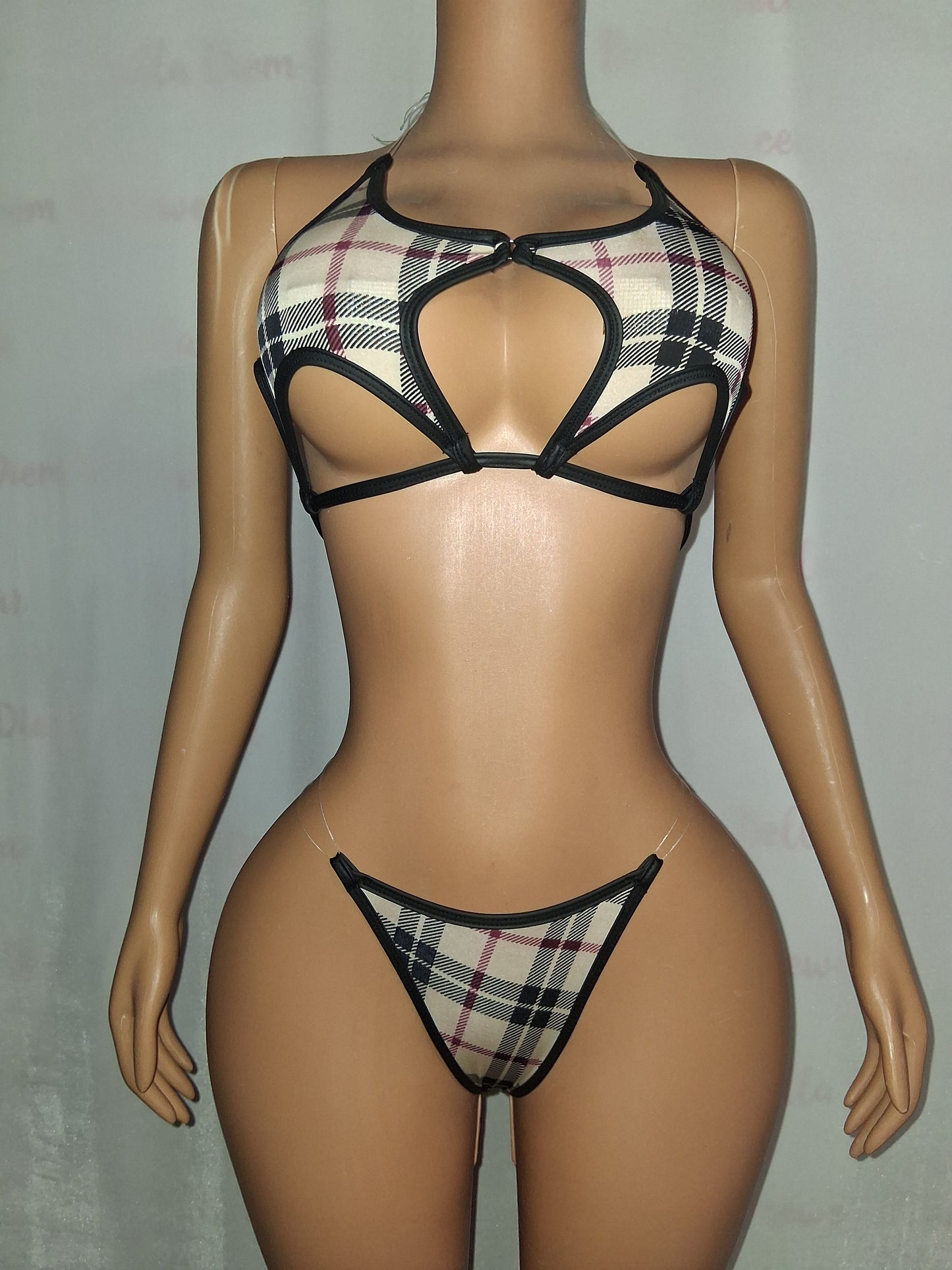 Plaid Star Top set size Medium