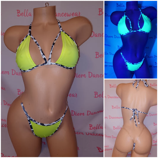 Neon clear straps